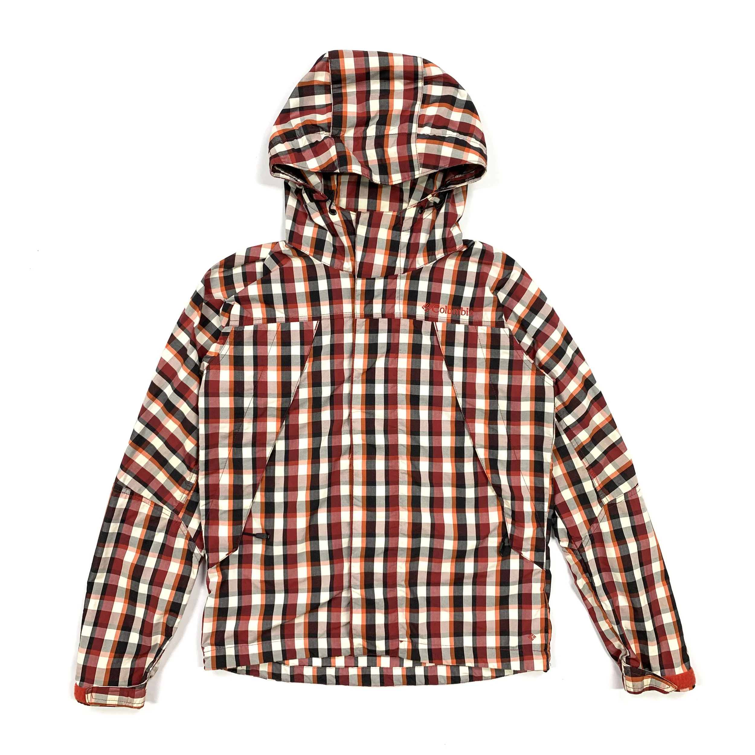 Columbia Omni-Shield Plaid Shell Jacket (Red / Orange) — GAIJIN